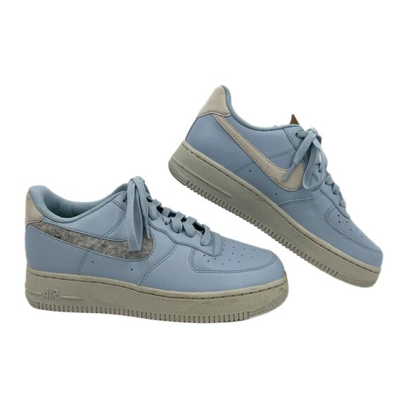 Nike Shoes - Nike Blue & Gray Air Force 1 ‘07 SE Sneakers | Size 8